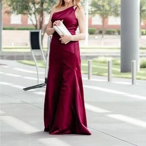 Zac Posen Maroon Gown